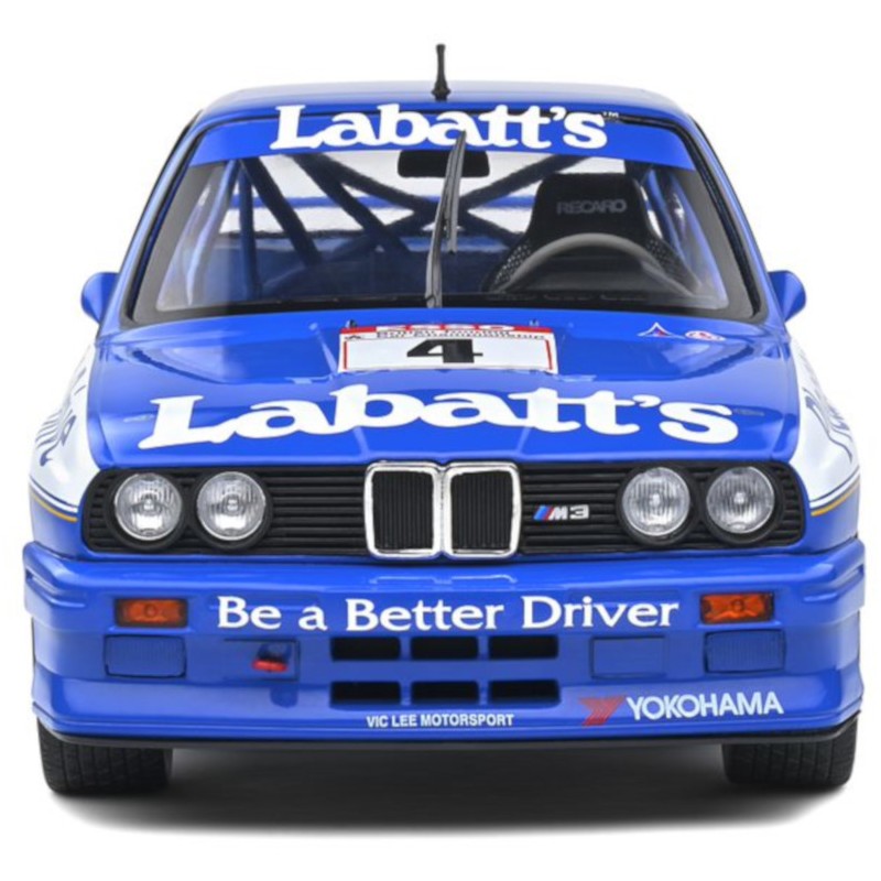MINIATURE BMW E30 M3 LABATT'S RACECAR