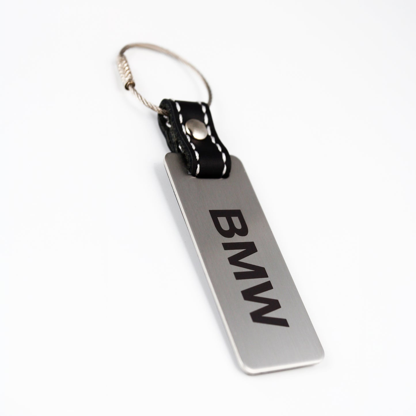 BMW Stainless steel and Carbon Fiber Sport Keyring