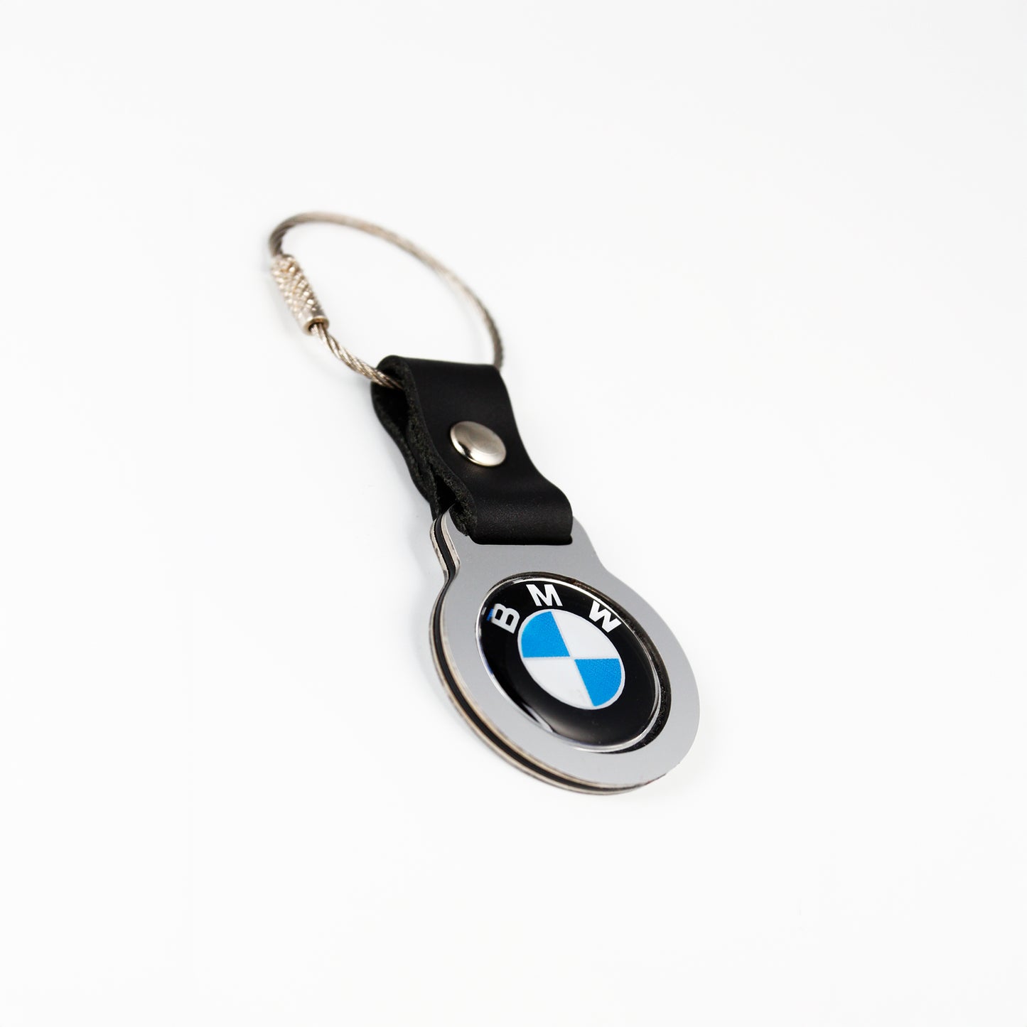 BMW Roundel Stainless Steel Medallion Keyring