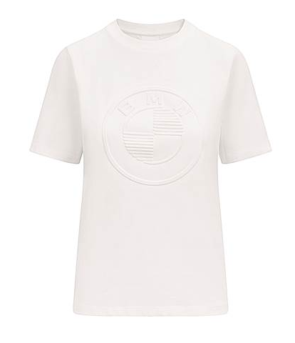 BMW T-SHIRT LOGO EMBOSSED LADIES