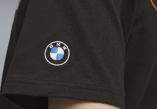 PUMA BMW 50 Years of 3 Series Graphic Car Unisex T-Shirt Black Relaxed Fit