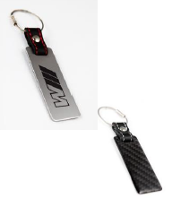 BMW M Stainless Steel and Carbon Fiber Sport Keyring