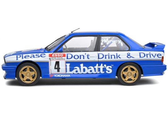 MINIATURE BMW E30 M3 LABATT'S RACECAR