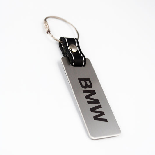BMW Stainless steel and Carbon Fiber Sport Keyring