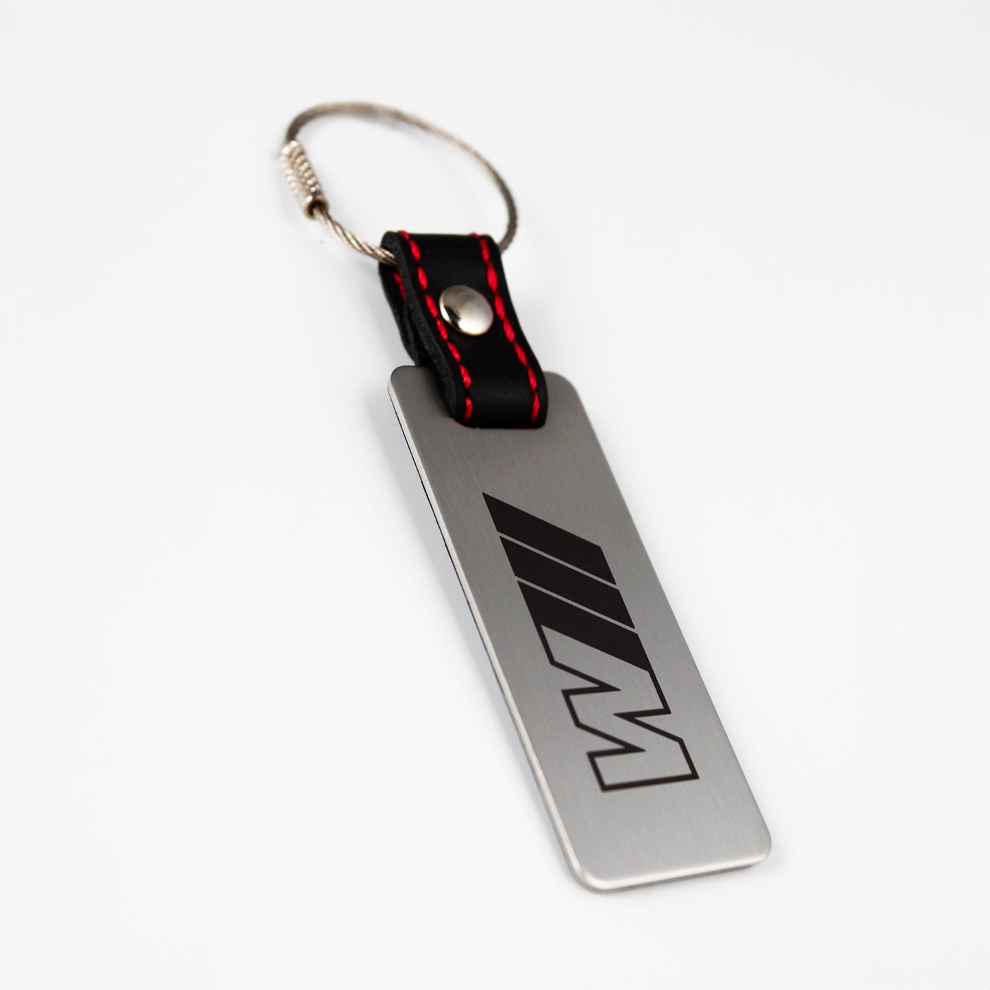BMW M Stainless Steel and Carbon Fiber Sport Keyring