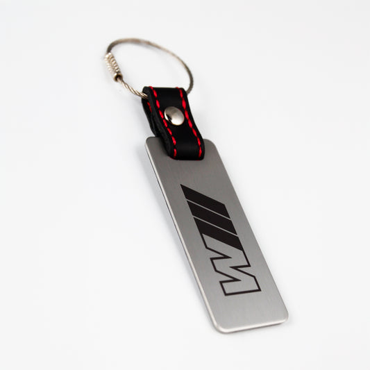 BMW M Stainless Steel and Carbon Fiber Sport Keyring