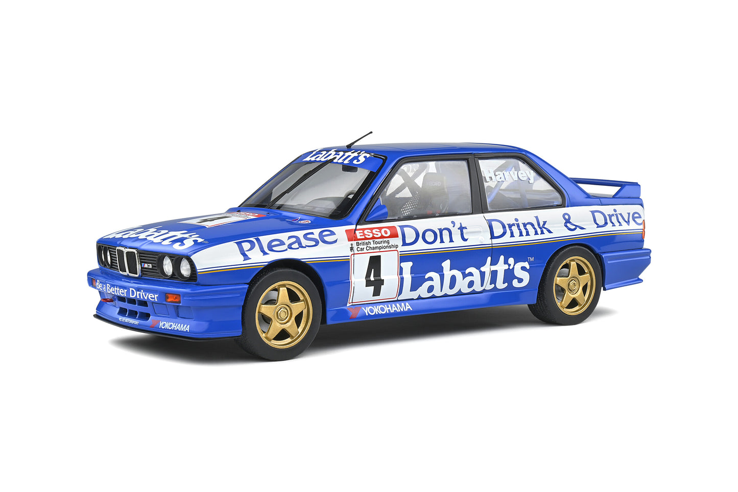 MINIATURE BMW E30 M3 LABATT'S RACECAR