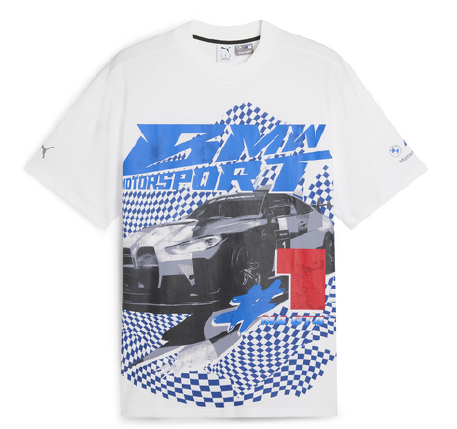 BMW M MOTORSPORT BIG GRAPHIC TEE, MEN.