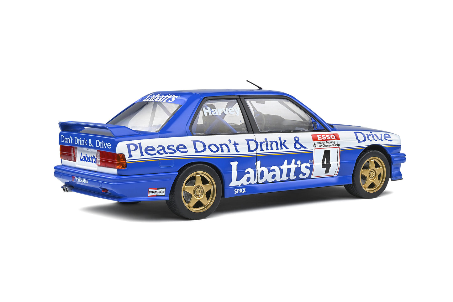 MINIATURE BMW E30 M3 LABATT'S RACECAR