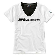 Load image into Gallery viewer, BMW M MOTORSPORT T-SHIRT LOGO, LADIES
